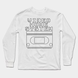 Video Home System (VHS) Long Sleeve T-Shirt